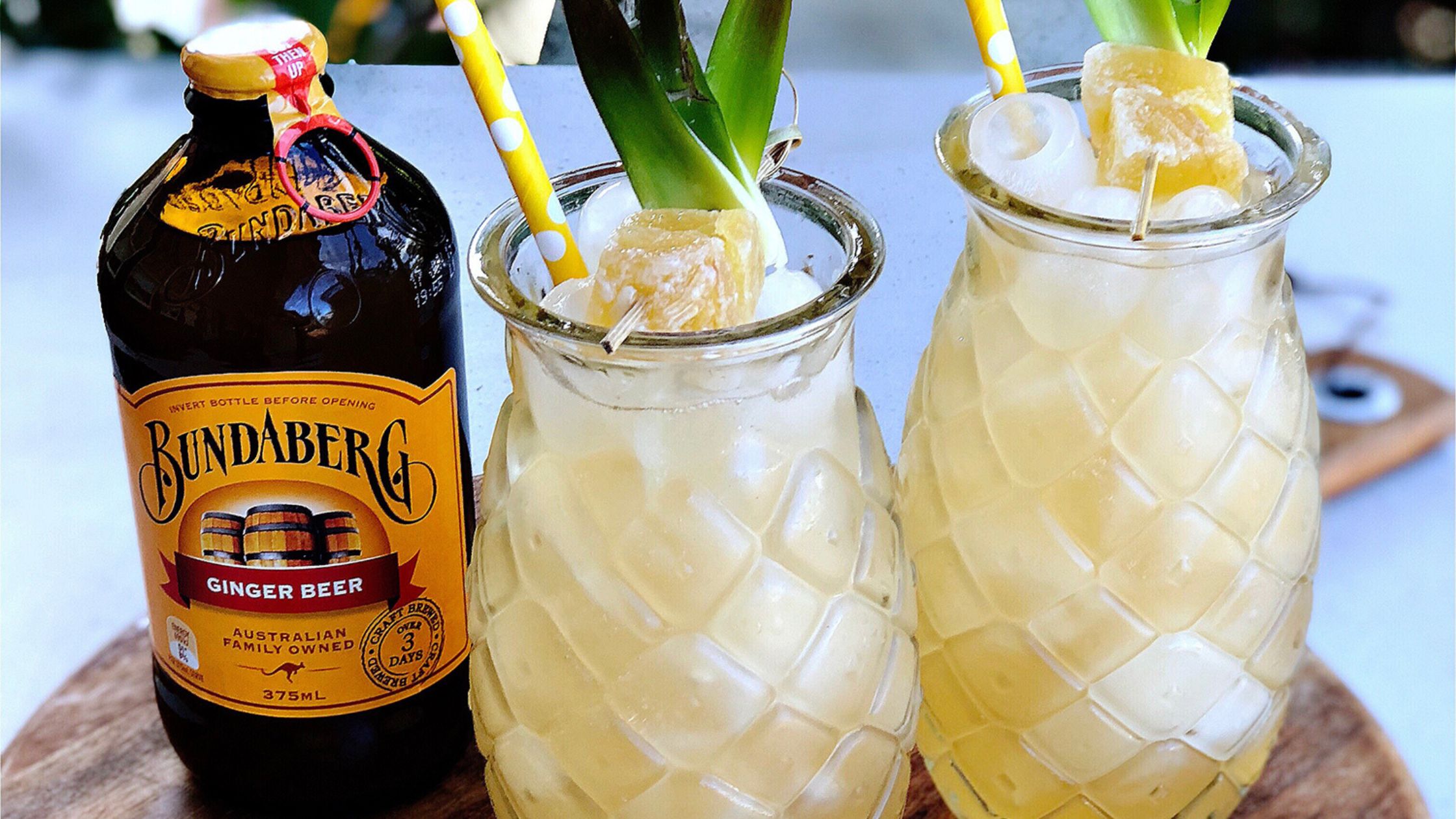 Coconut Ginger Fizz